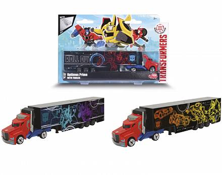 Трейлер Optimus Prime из серии Трансформеры, 20 см., 3 вида 